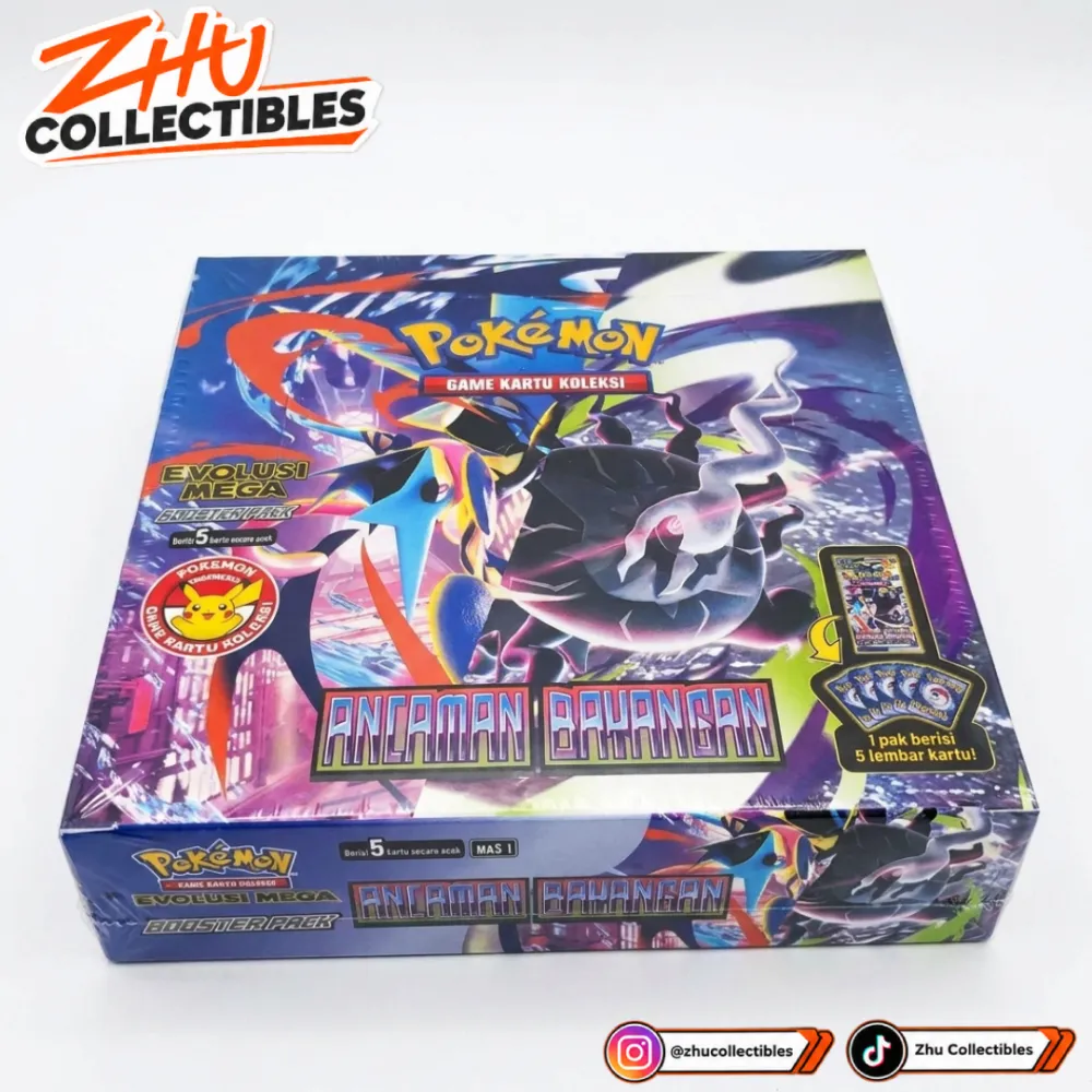 Pokémon TCG Ancaman Bayangan Booster Box Bahasa Indonesia – Original Factory Sealed