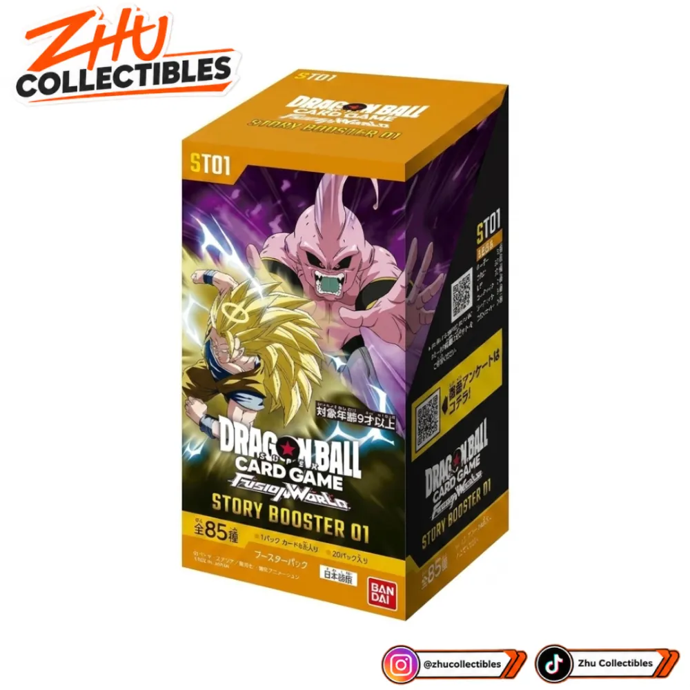 Dragon Ball Super Card Game Fusion World STORY BOOSTER 01 ST01 Booster Box Japanese – Original Sealed