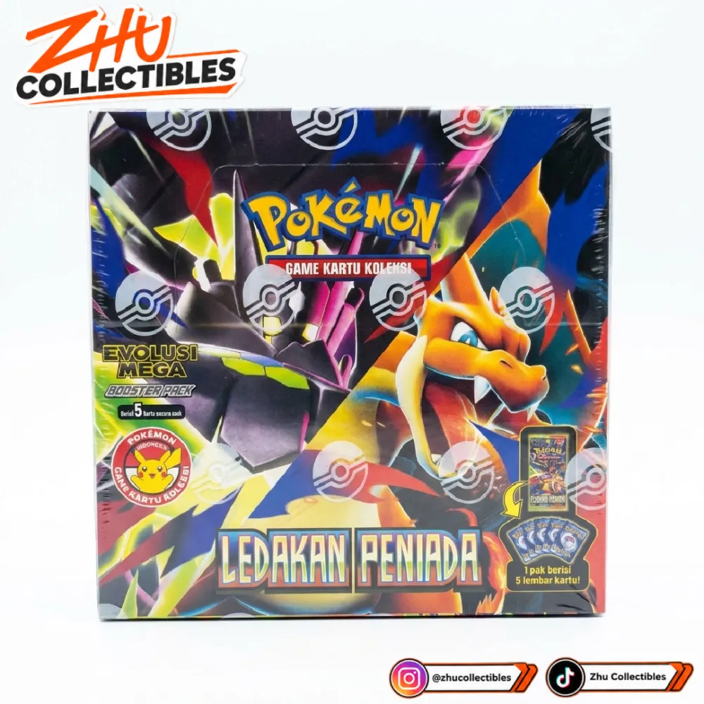 Pokémon TCG Indonesia MA4 Ledakan Peniada Booster Box – 30 Pack Original Factory Sealed
