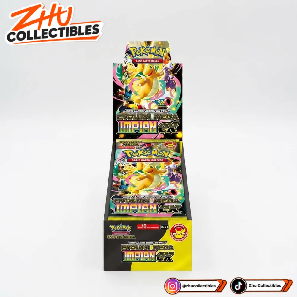 Pokémon TCG Evolusi Mega Impian EX MA3 Booster Box Indonesia – 10 Booster Pack