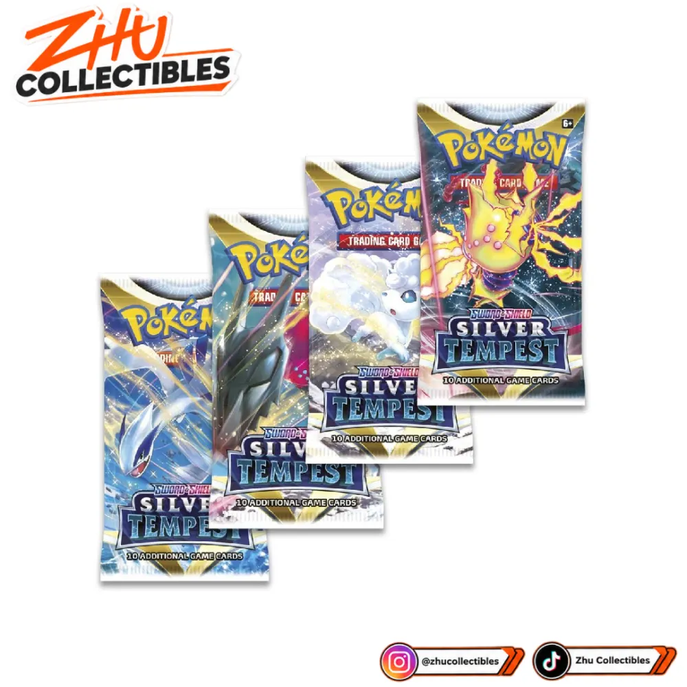 Pokémon TCG Silver Tempest Booster Pack English US Original Loose Pack 1 Pack