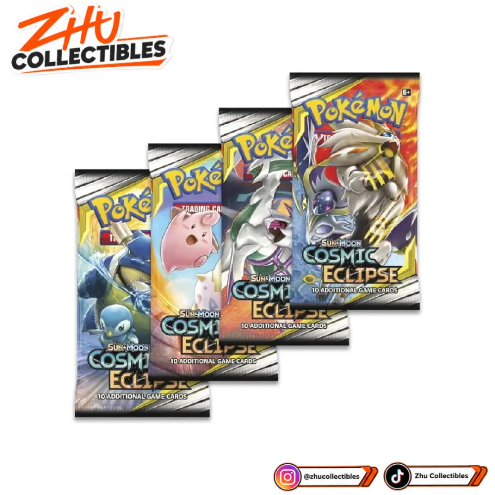 Pokémon TCG Cosmic Eclipse Booster Pack English Original Sealed Loose Pack 1 Pack