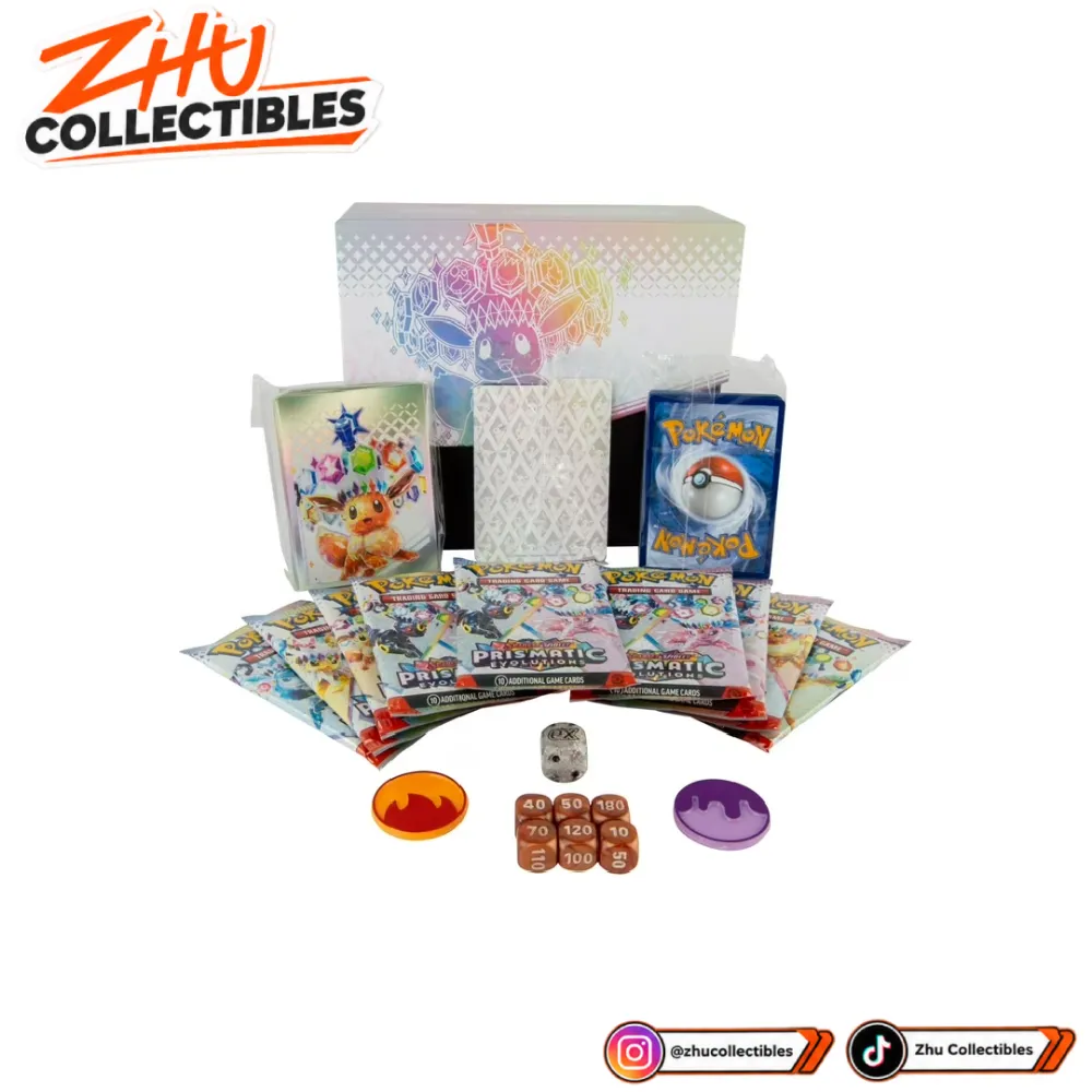 Pokémon TCG Scarlet Violet Prismatic Evolutions ETB Elite Trainer Box English Sealed Original
