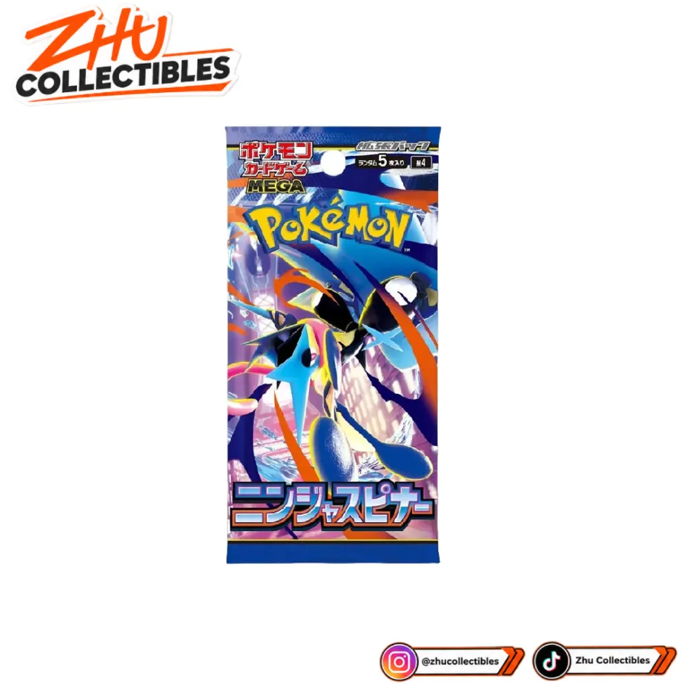 Pokémon TCG Ninja Spinner M4 Booster Pack Japanese Jepang Original Sealed 1 Pack