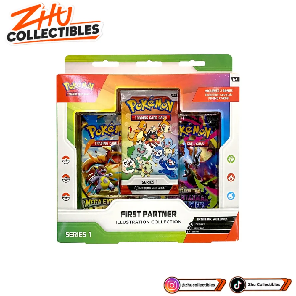 Pokémon TCG First Partner Illustration Collection Series 1 Sealed Box English Original