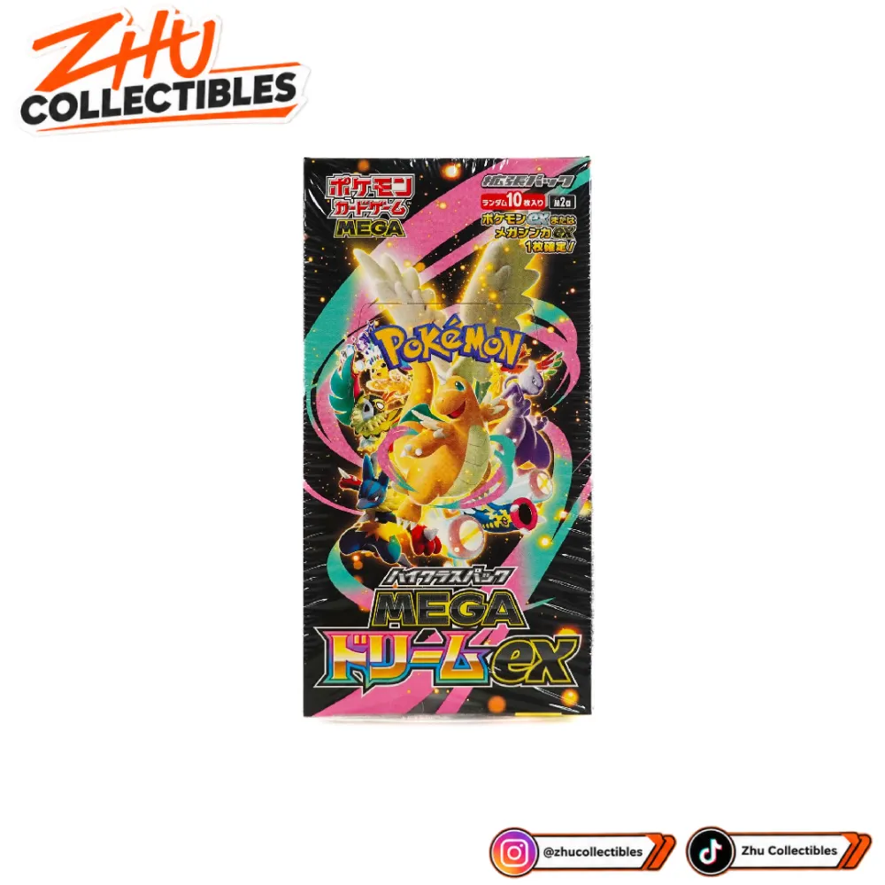 Pokémon TCG Mega Dream ex M2a Booster Box Jepang Japanese Original Factory Sealed Shrink