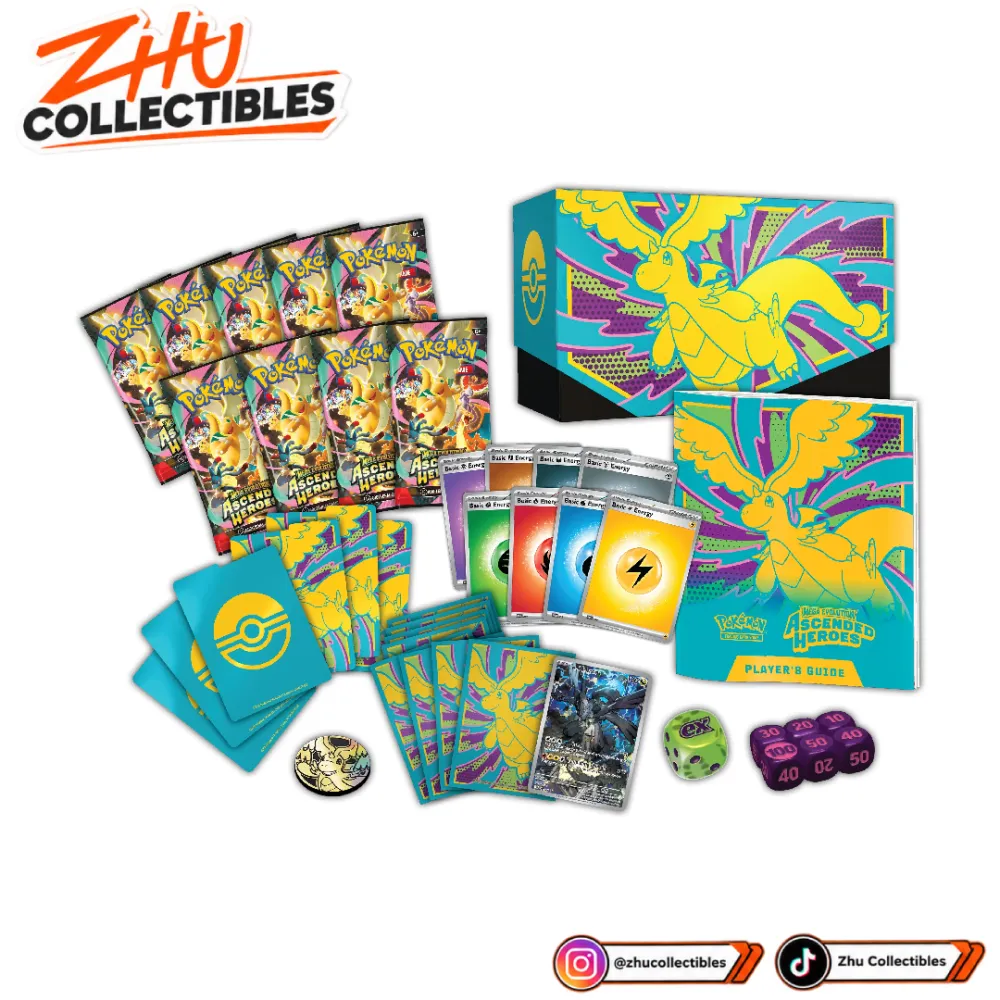 Pokémon TCG Ascended Heroes ETB Elite Trainer Box English Original Sealed With Shrink 2026