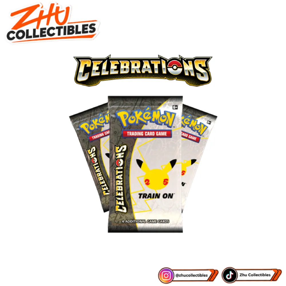 Pokémon TCG Celebrations 25th Anniversary Booster Pack English Original Sealed