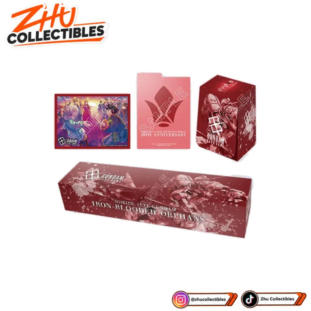 Gundam TCG PB02 Premium Accessory Set Iron-Blooded Orphans Original Sealed