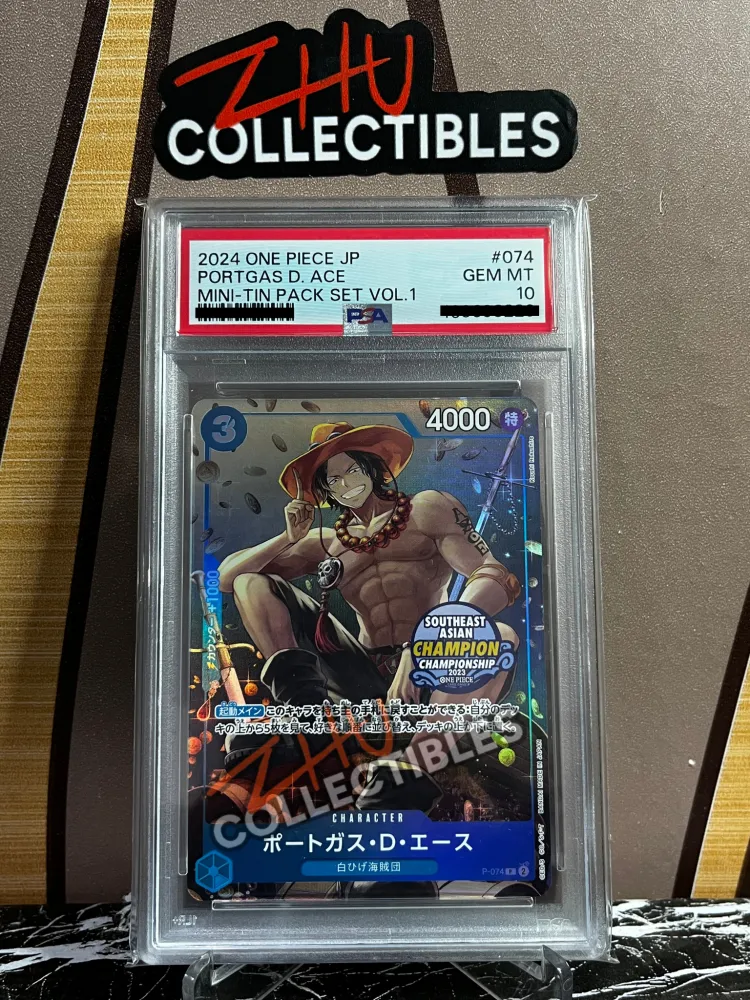 PSA 10 Portgas D. Ace #074