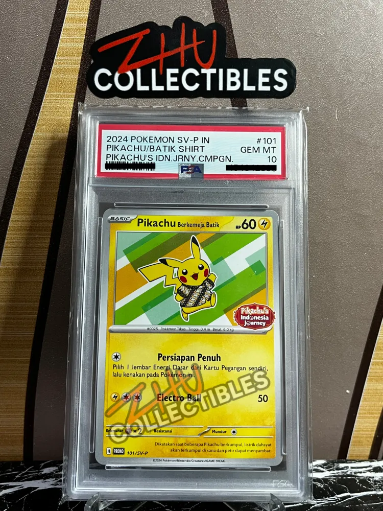 PSA 10 Pikachu/Batik Shirt #101