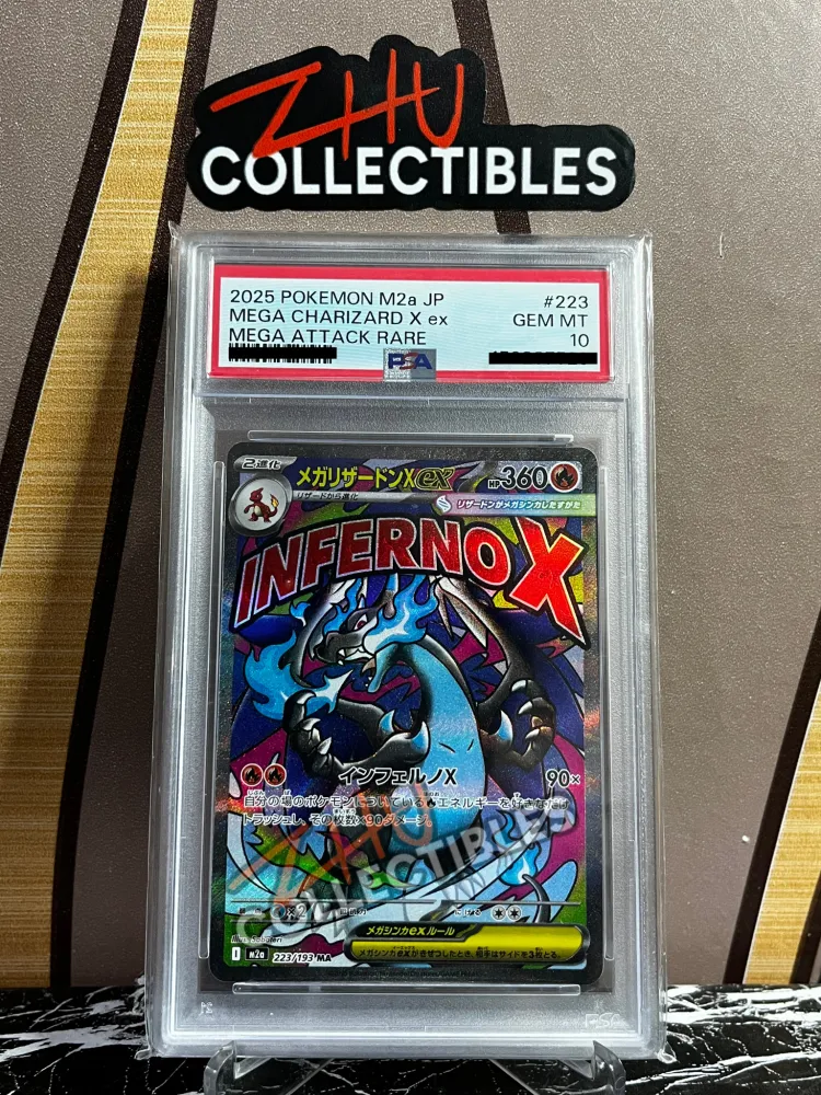 PSA 10 Mega Charizard X #223