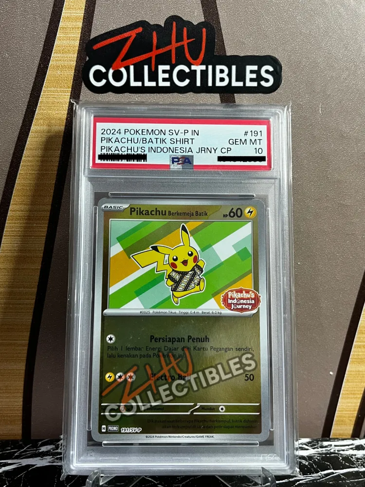 PSA 10 Pikachu/Batik Shirt #191