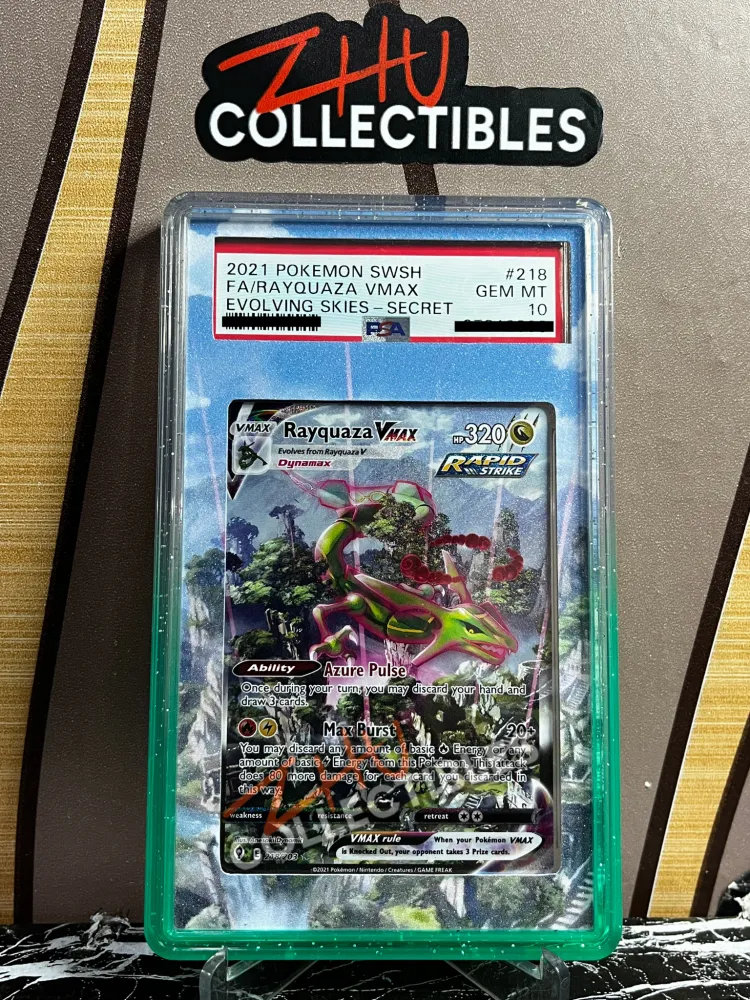 PSA 10 Rayquaza Vmax #218
