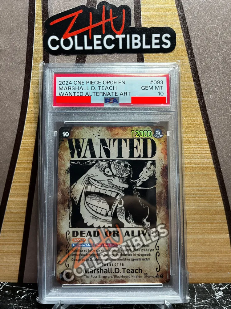 PSA 10 Marshall D. Teach #093