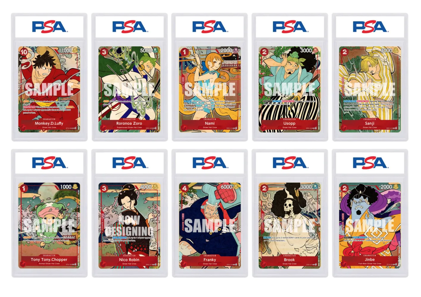 SET PSA 10 English Version 1ST Aniversary 